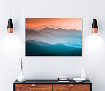 Obraz Úsvit medzi stromami 1869